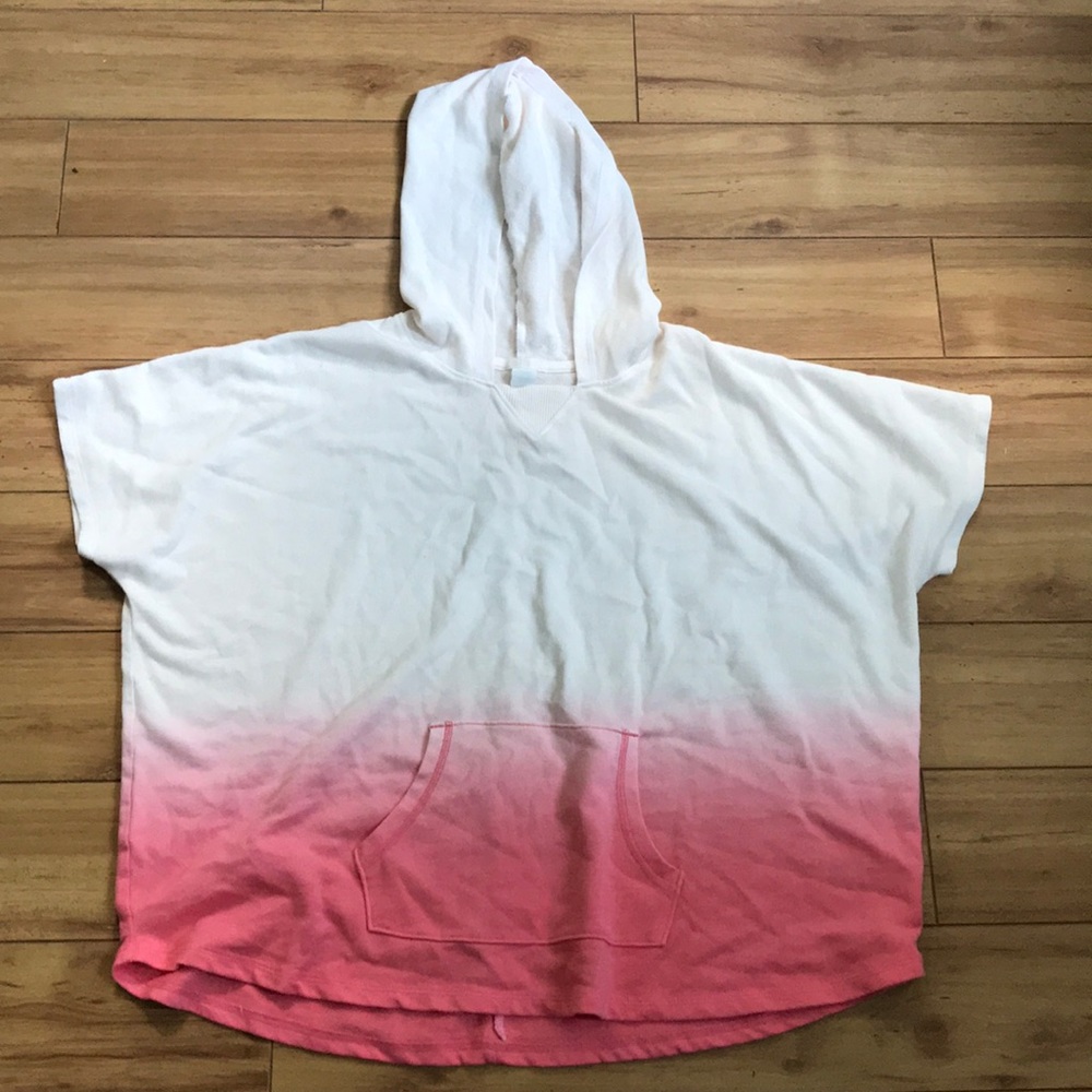 Girls Short Sleeve Hoodie